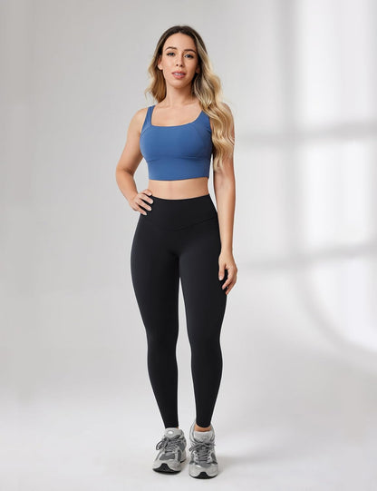  No Front Seam High Waisted Buttery Soft Athletic Tights